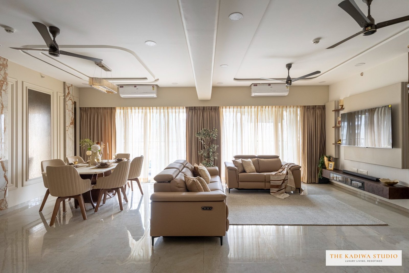 Living and dining interior Pune