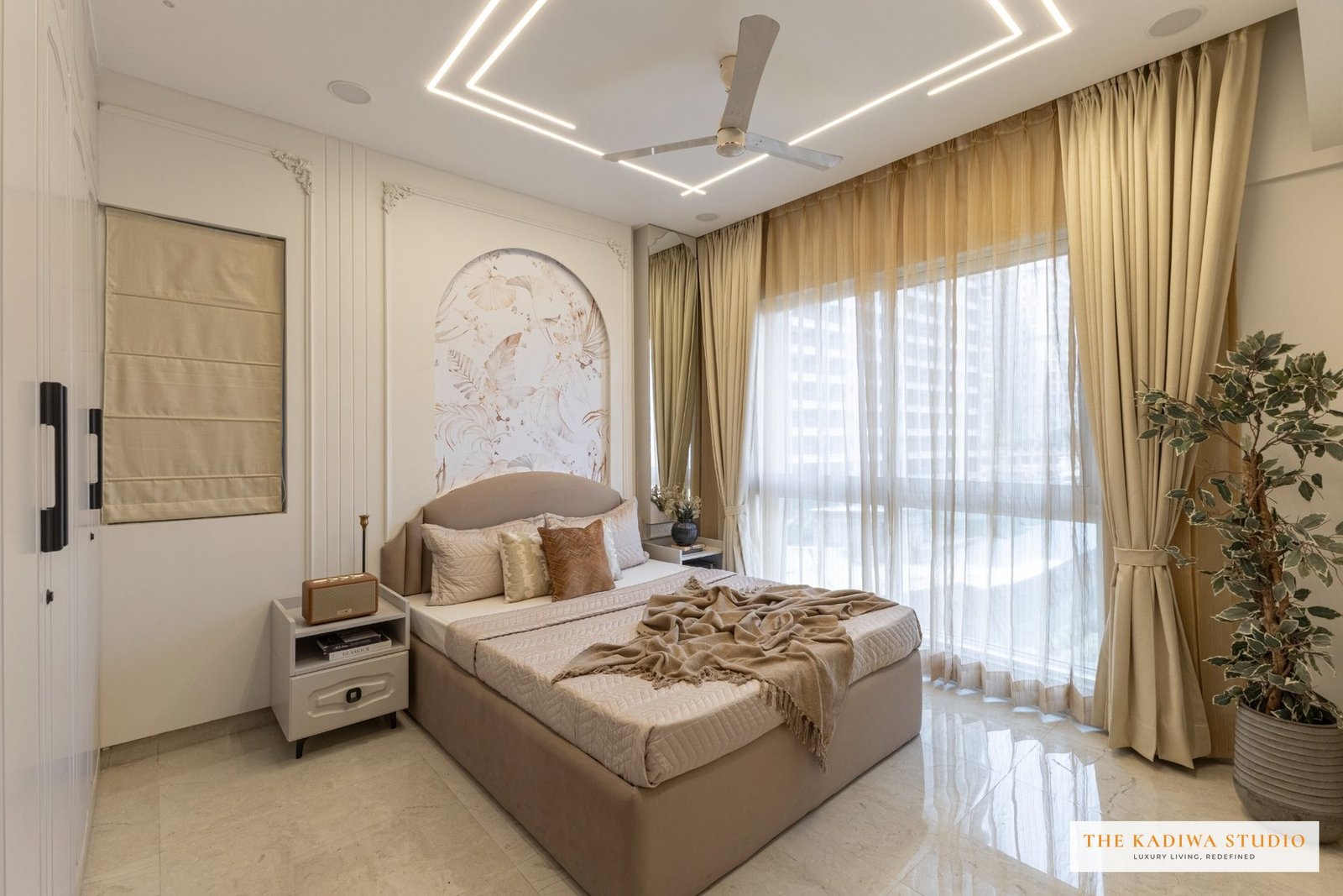 Contemporary bedroom interior Pune